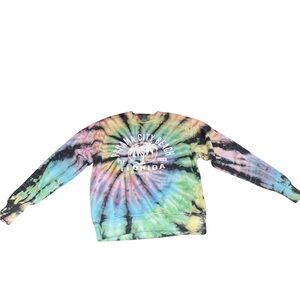 Dreamsicle Tie-Dye Crew Neck Sweater